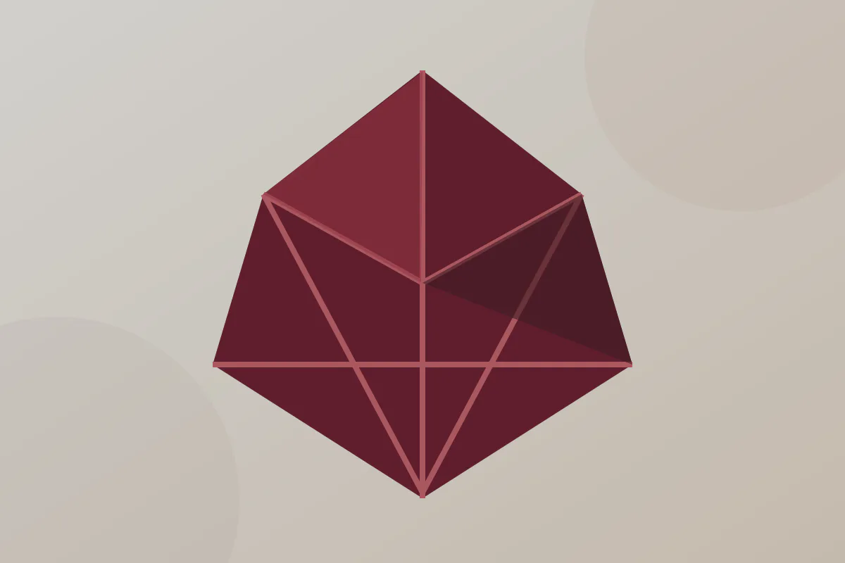 Original editorial study for Red Crystal
